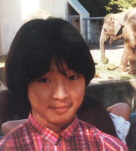 Me rocking my bowl cut in 1984